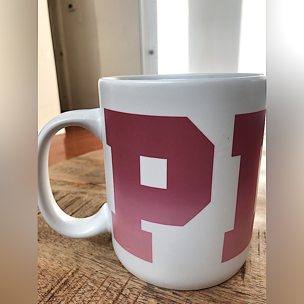 PINK coffee mug